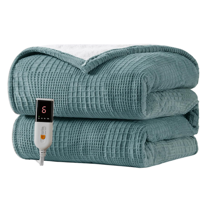 Adjustable Electric Blanket with Timer and Variable Heat Settings
