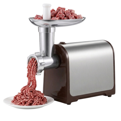 Meat Grinder Electric Set with Blades, Plates, and Sausage Attachments