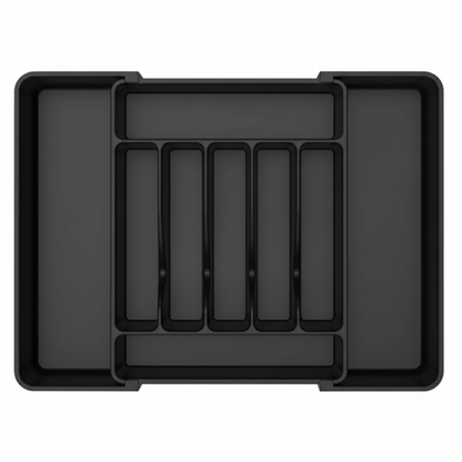 Silverware Organizer for Drawer – Expandable with 7 to 9 Sections