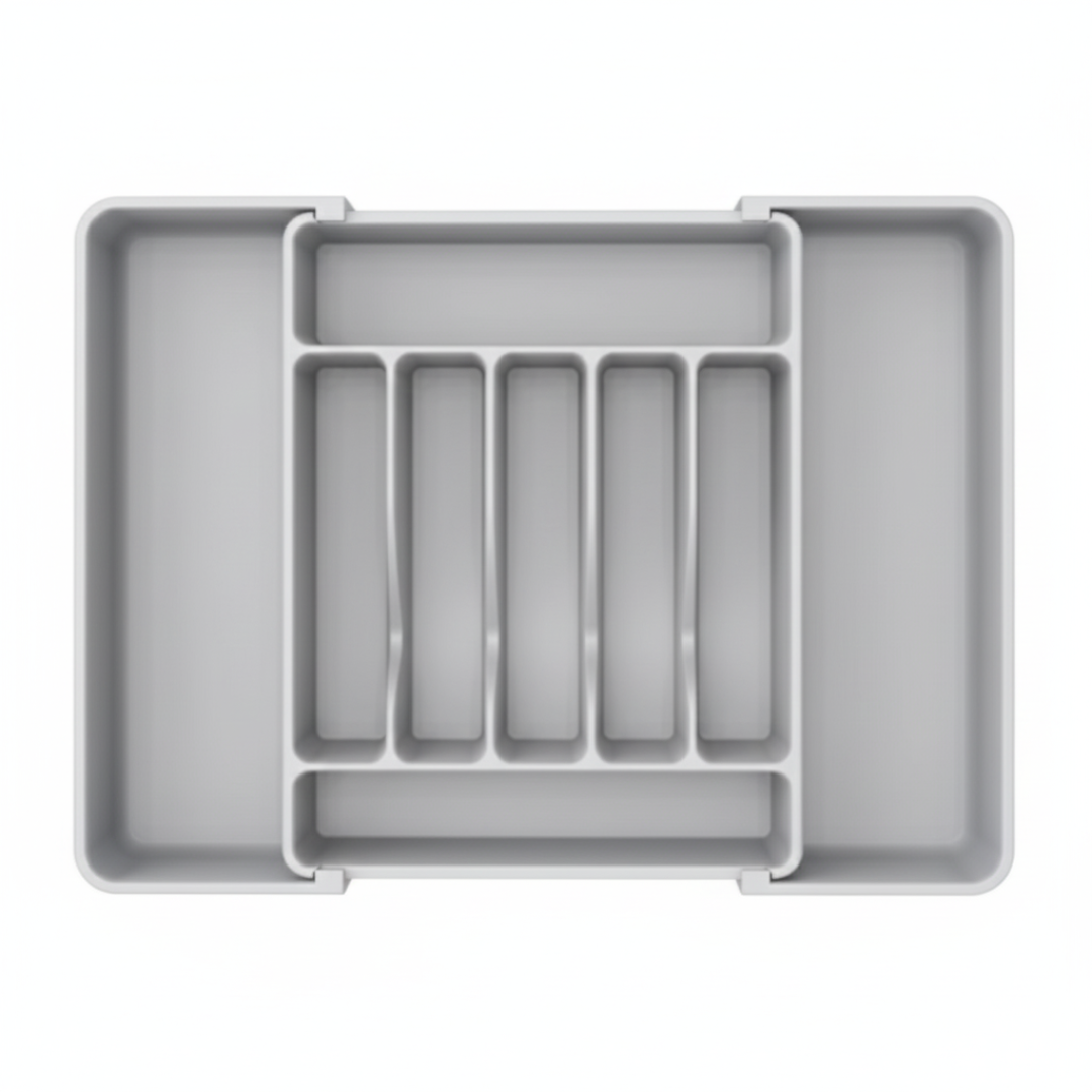 Silverware Organizer for Drawer – Expandable with 7 to 9 Sections