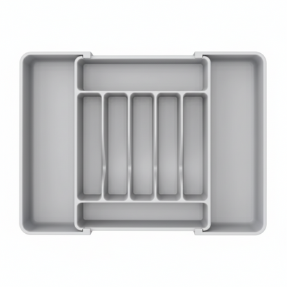 Silverware Organizer for Drawer – Expandable with 7 to 9 Sections