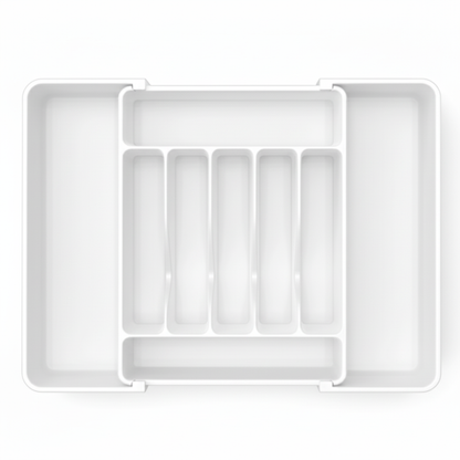 Silverware Organizer for Drawer – Expandable with 7 to 9 Sections