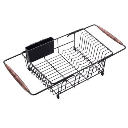 Adjustable Stainless Steel Dish Drainer for Kitchen Sink