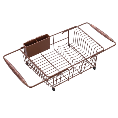 Adjustable Stainless Steel Dish Drainer for Kitchen Sink