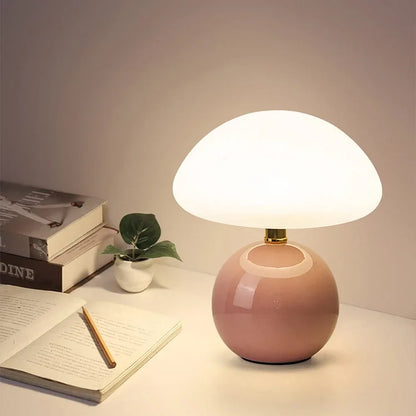 Charming Mushroom-Shaped Bedside Lamp with Adjustable Lighting