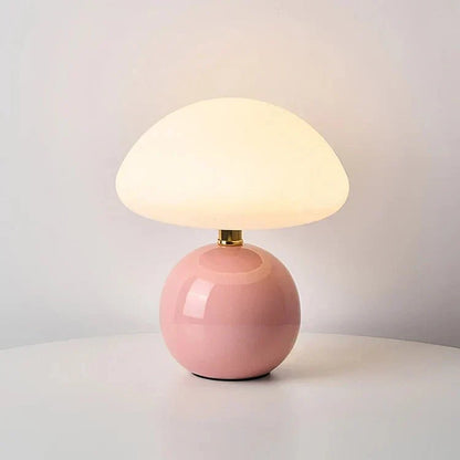 Elegant Glass Dome Lamp with Adjustable Lighting