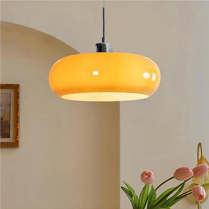 Elegant Geometric Glass Ceiling Fixture with E27 Socket