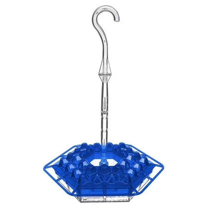 Colorful Hummingbird Feeder with Nectar Reservoir and Pest Shield