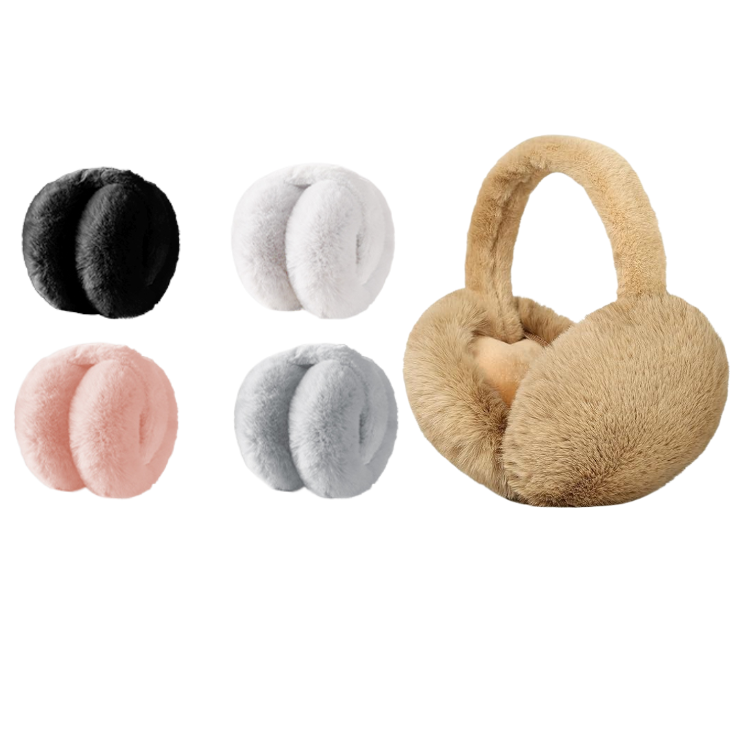 Winter Ear Warmers in Faux Fur for Cold Weather - Unisex Headband