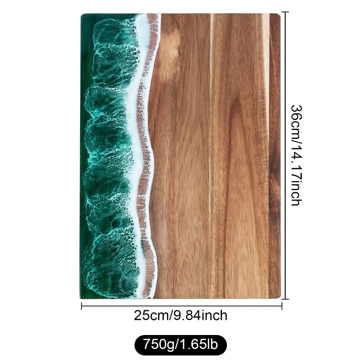 Coastal Charm Serving Board - Artisan Crafted Design
