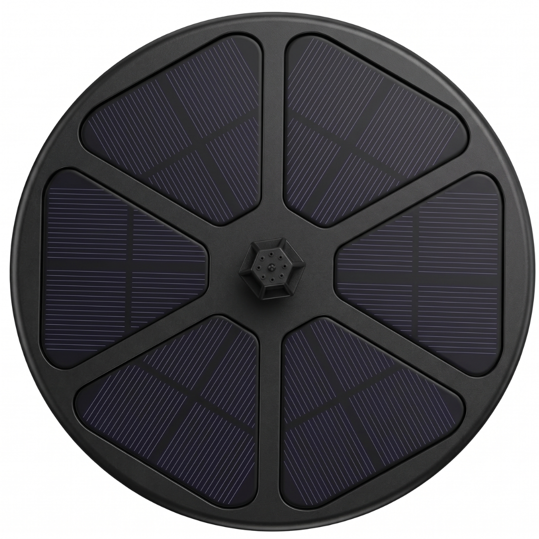Solar-Powered Floating Fountain for Bird Bath with 8 Water Spray Designs