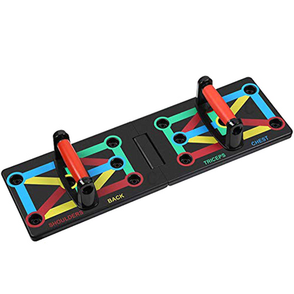 12-in-1 Push-Up Board with Removable Handles – Foldable Design