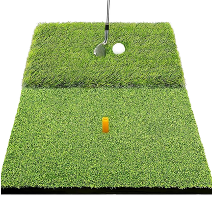 Portable Dual-Surface Golf Training Mat for Indoor and Outdoor Use