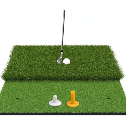 Portable Dual-Surface Golf Training Mat for Indoor and Outdoor Use