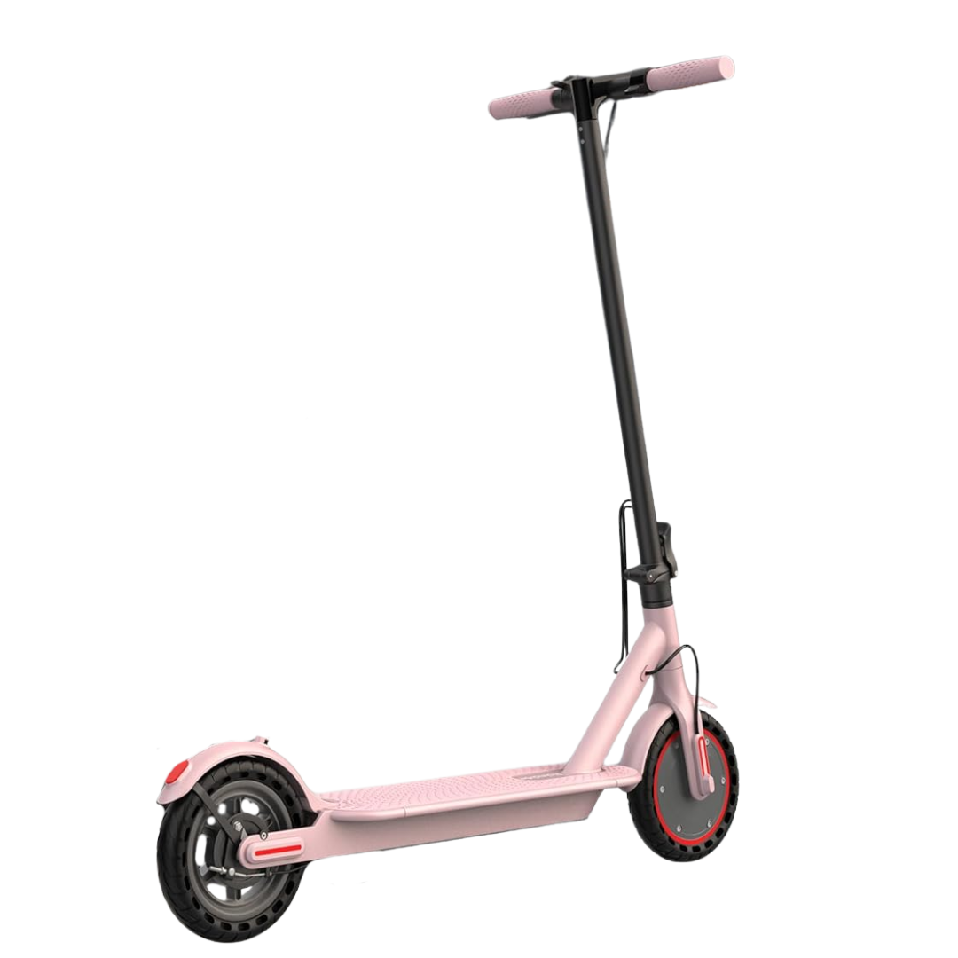 Electric Scooter with 350W Motor and 8.5-Inch Solid Tires, Foldable