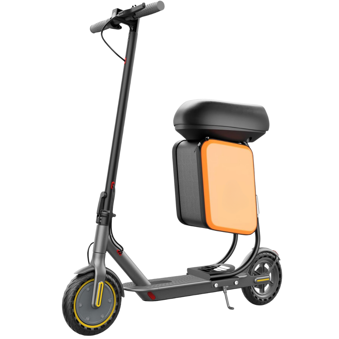 Electric Scooter with Aluminum Frame and Solid Tires – Foldable Design