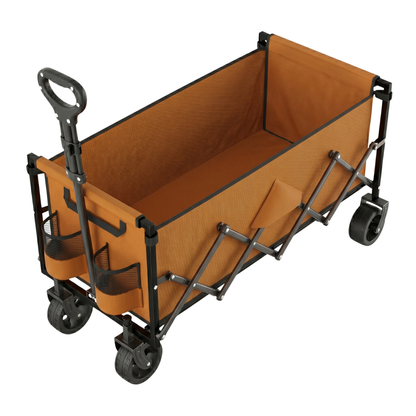 Heavy-Duty Folding Cart with Steel Structure - 480 lb Load Capacity