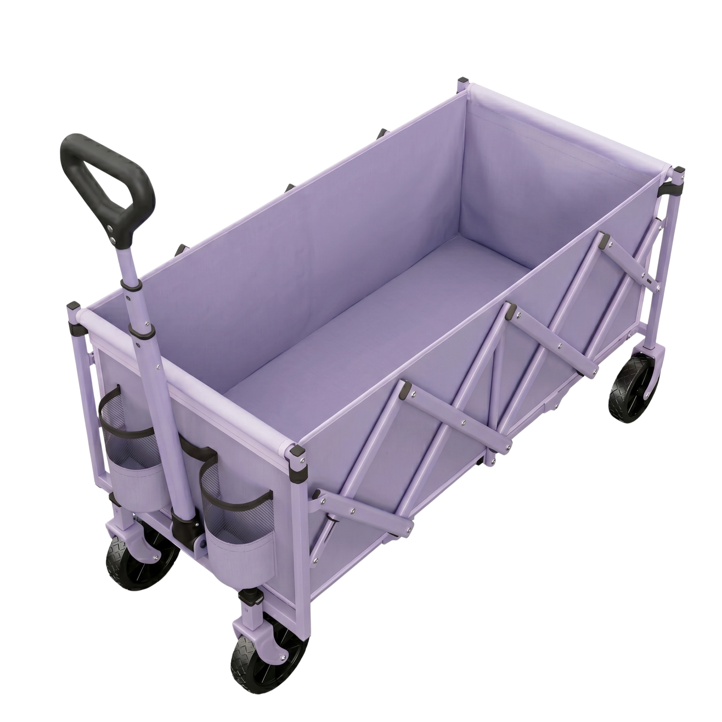 Collapsible Cart with Rotating Wheels and 360 lb Load Capacity