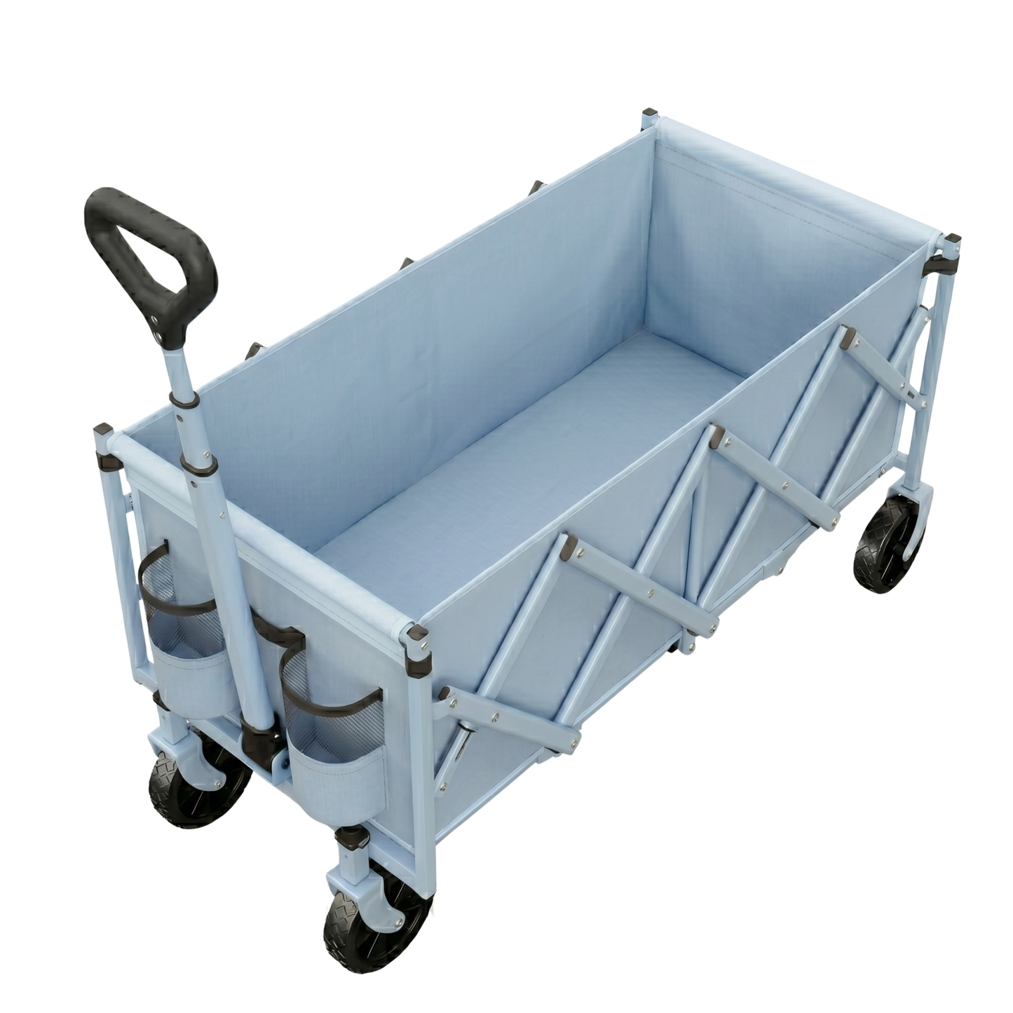Collapsible Cart with Rotating Wheels and 360 lb Load Capacity