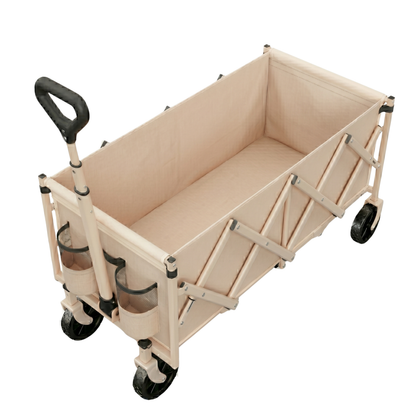 Collapsible Cart with Rotating Wheels and 360 lb Load Capacity