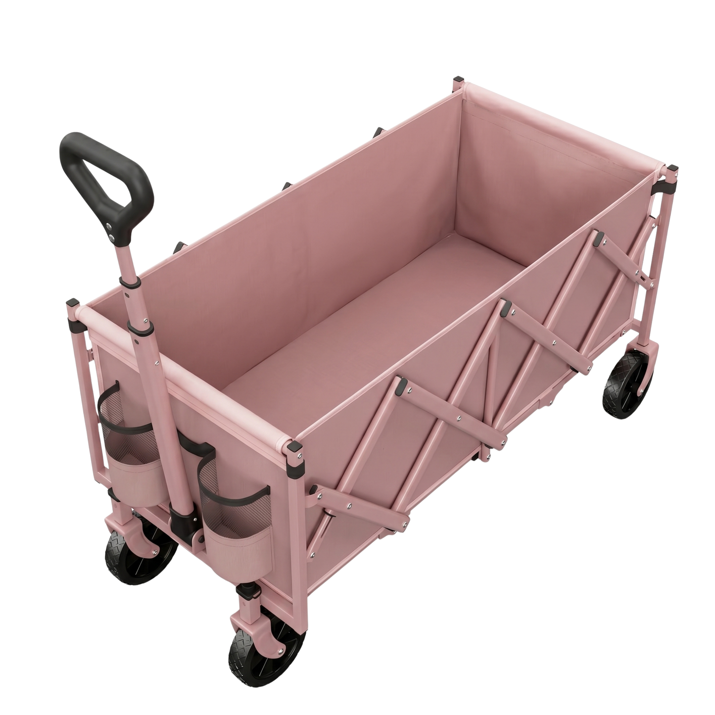 Collapsible Cart with Rotating Wheels and 360 lb Load Capacity