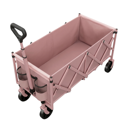 Collapsible Cart with Rotating Wheels and 360 lb Load Capacity