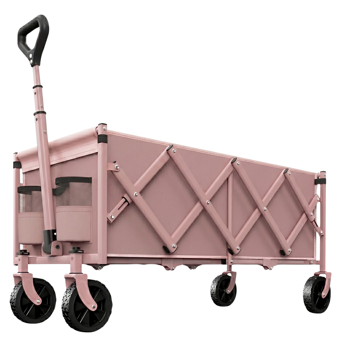 Collapsible Cart with Rotating Wheels and 360 lb Load Capacity
