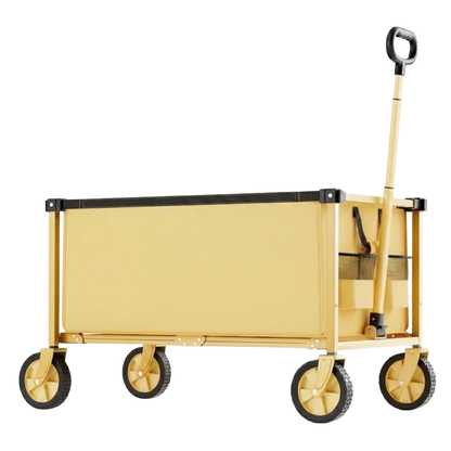 Telescopic Handle Utility Cart with Swivel Wheels – Foldable Design