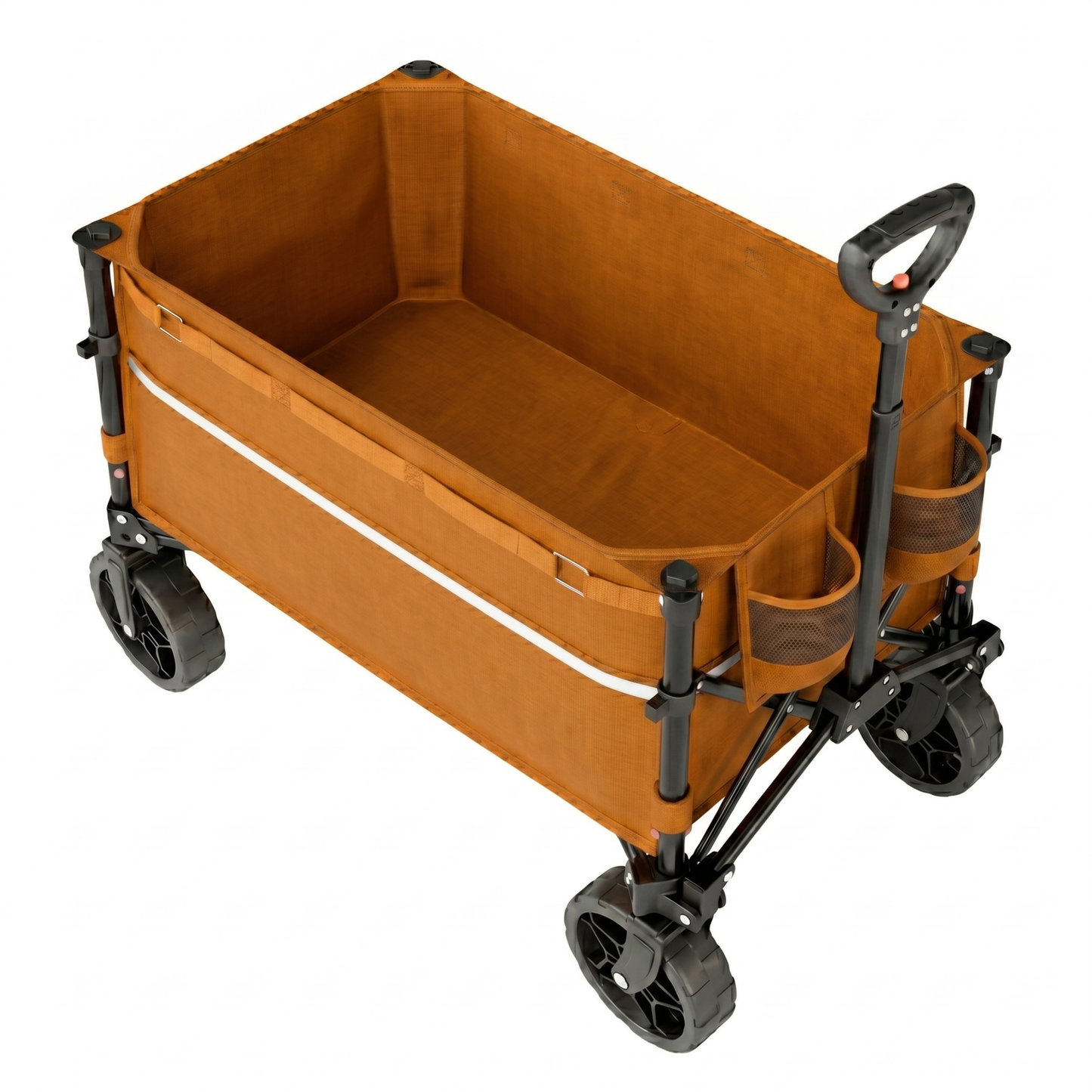 Wheeled Folding Cart for Cargo Transport - 260 lb Load Capacity