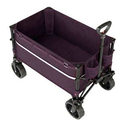 Wheeled Folding Cart for Cargo Transport - 260 lb Load Capacity