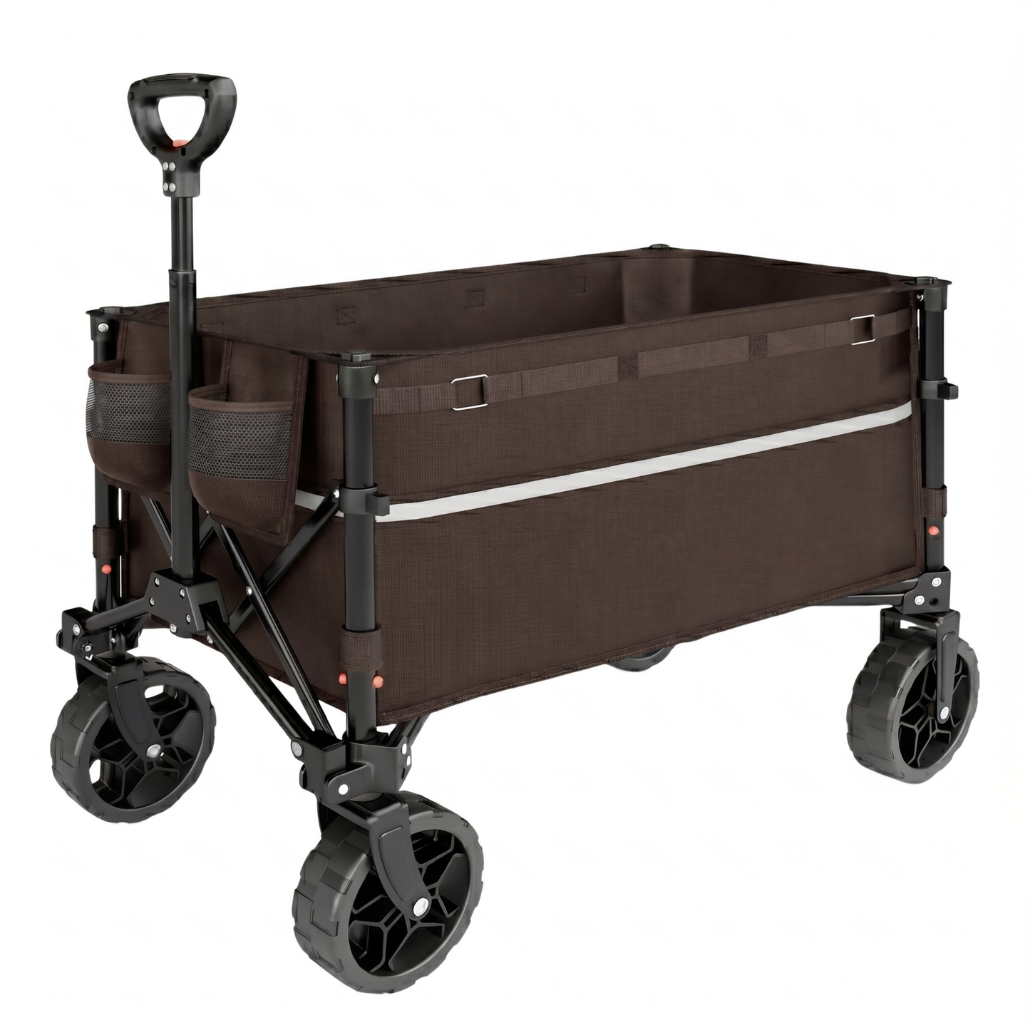 Wheeled Folding Cart for Cargo Transport - 260 lb Load Capacity