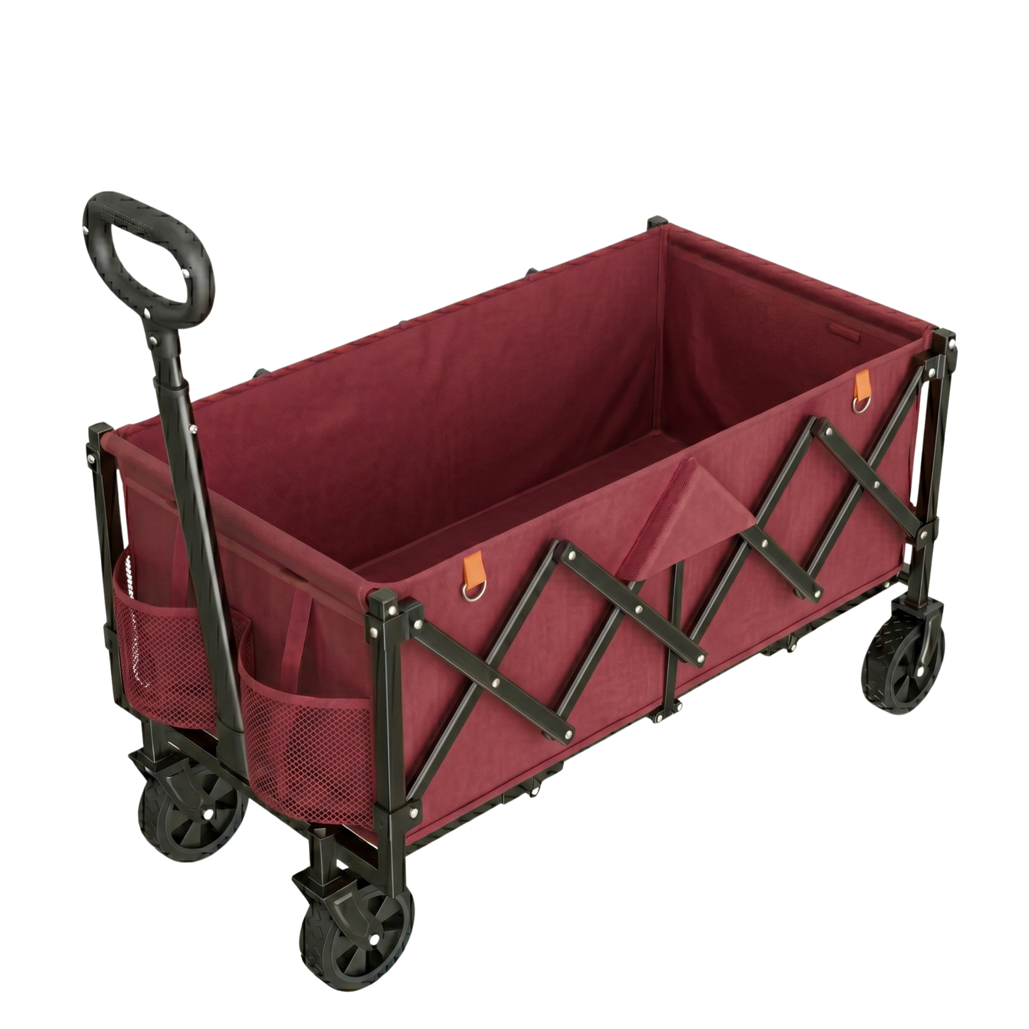 Alloy Steel Folding Cart with 360 lb Load Capacity