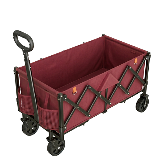 Alloy Steel Folding Cart with 360 lb Load Capacity