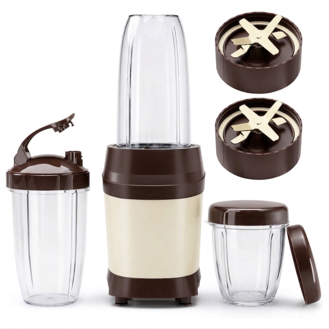 Portable 1200W Blender for Food Preparation and Smoothies with 3 Cups