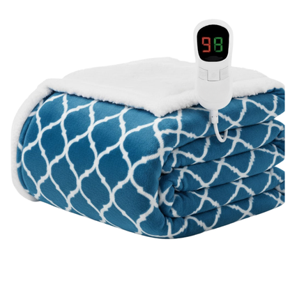Large Heated Throw with 10 Temperature Settings and Automatic Shutoff