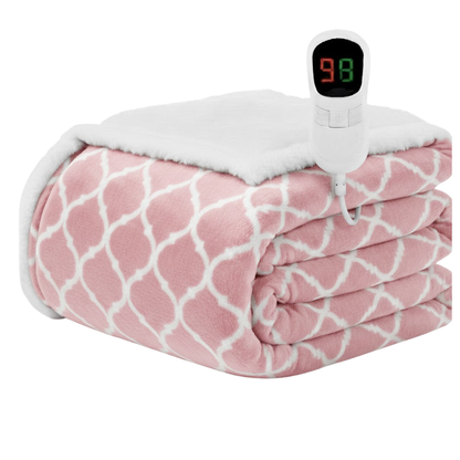 Large Heated Throw with 10 Temperature Settings and Automatic Shutoff