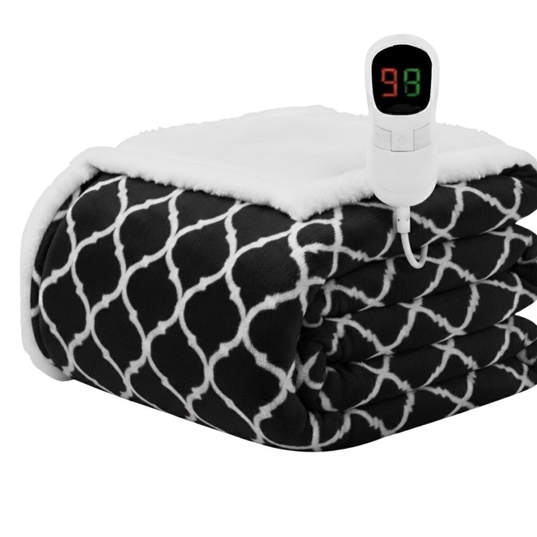 Large Heated Throw with 10 Temperature Settings and Automatic Shutoff