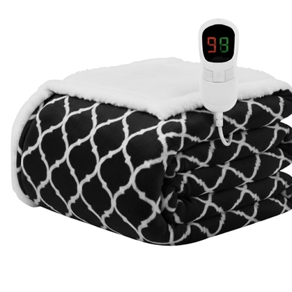 Large Heated Throw with 10 Temperature Settings and Automatic Shutoff