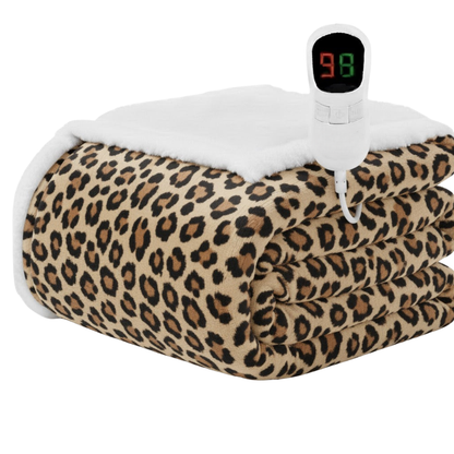 Large Heated Throw with 10 Temperature Settings and Automatic Shutoff