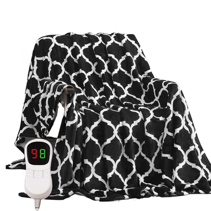 Large Heated Throw with 10 Temperature Settings and Automatic Shutoff