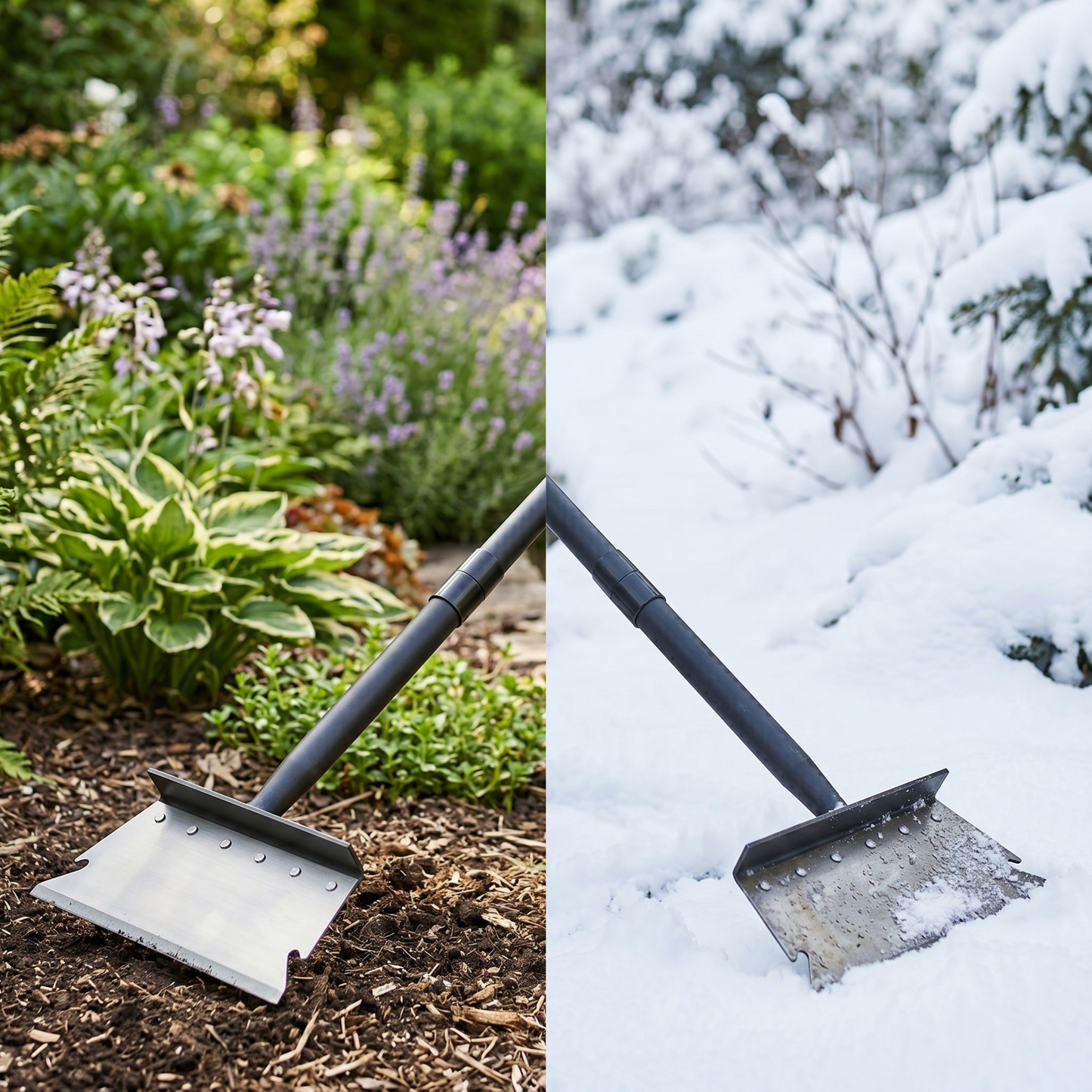 Outdoor Cleanup Scraper Flat Shovel for Weeds and Ice Removal