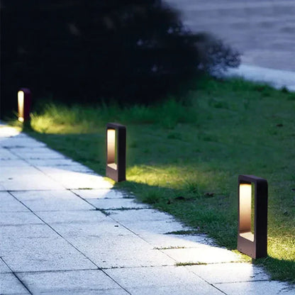 Sleek Outdoor LED Ground Lights for Elegant Pathways
