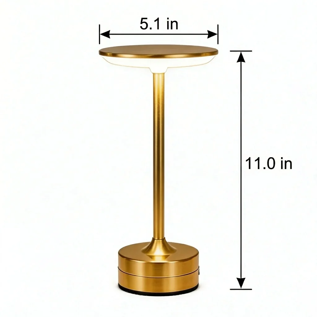 LED Desk Lamp with Touch Sensor - Contemporary Design