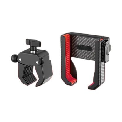Adjustable Golf Cart Phone Holder with 360° Rotating Clamp