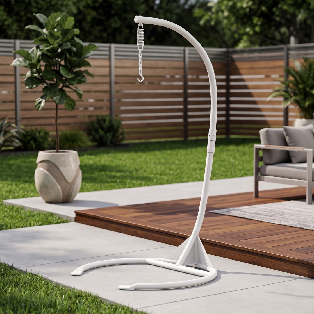 C-Shape Steel Frame Stand for Hammock Chair - Supports 300 lb