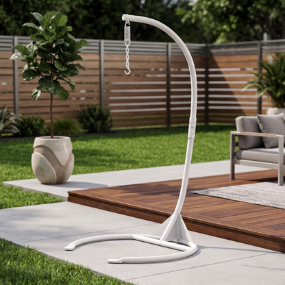 C-Shape Steel Frame Stand for Hammock Chair - Supports 300 lb