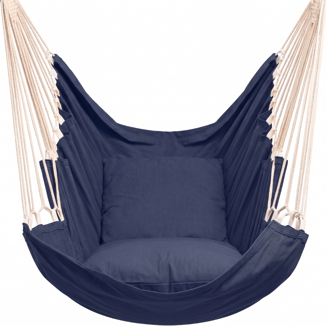 Swing Chair Hammock with Extra Leg Support, Holds 440 lbs