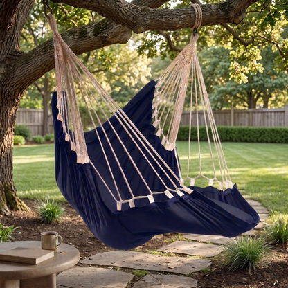 Swing Chair Hammock with Extra Leg Support, Holds 440 lbs