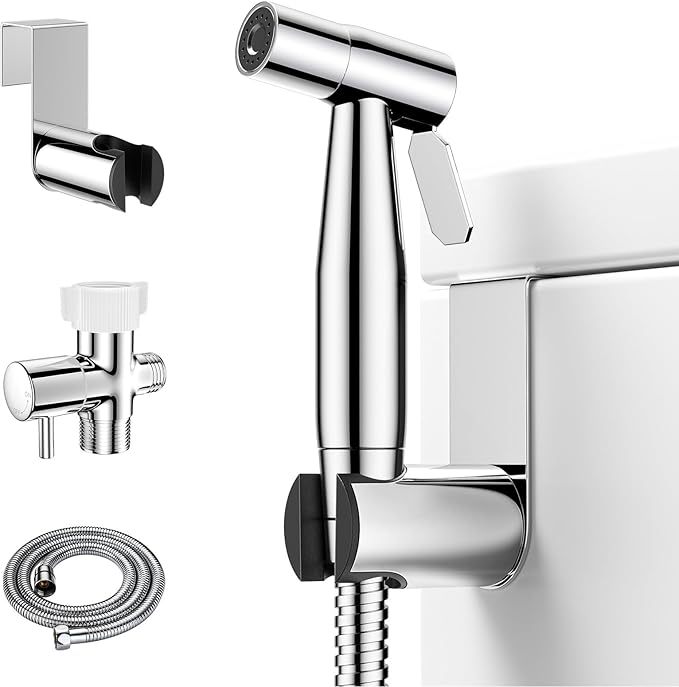 Adjustable Water Pressure Handheld Bidet Sprayer for Toilets