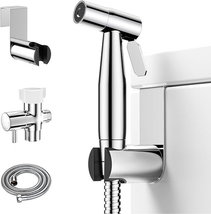 Adjustable Water Pressure Handheld Bidet Sprayer for Toilets